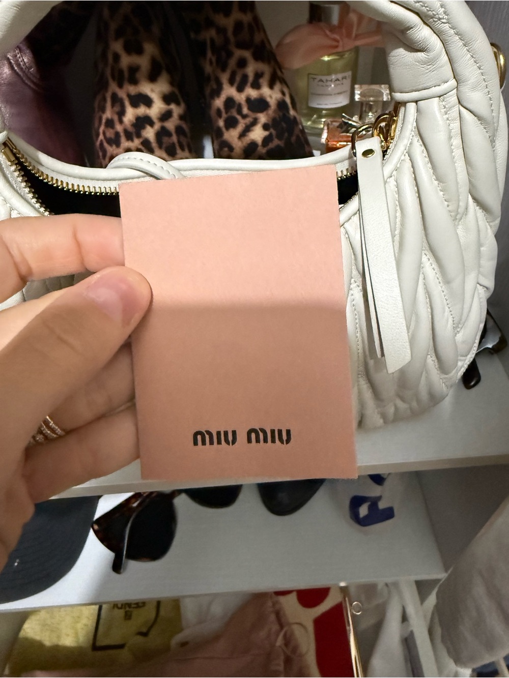 Miu Miu White Wander bag size small - Picture 3 of 11